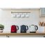 Russell Hobbs Wasserkocher klein [1,0l] Colours+ Edelstahl Grau (2400W, Schnellkochfunktion, herausnehmbarer Kalkfilter, außenliegende Wasserstandsanzeige, kleiner Reisewasserkocher)Teekocher 24993-70