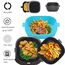 Silikon Backform für Heißluftfritteuse-Backpapier Für Heißluftfritteuse Zuschnitte,Silikonform Für Airfryer Zubehör Silikonbackformen Air Fryer Silikon Accessories Silikoneinsatz