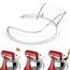 GVODE Spritzschutz für KitchenAid 4,3 und 4,7/4,8L Kippkopf-Standrührer, perfekt als Deckel für KitchenAid-Schüsseln (Edelstahl, Glas und Keramik), spülmaschinenfest
