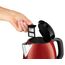 Russell Hobbs Wasserkocher klein [1l] Colours+ Edelstahl Rot (2400W, Schnellkochfunktion, herausnehmbarer Kalkfilter, außenliegende Wasserstandsanzeige, kleiner Reisewasserkocher) Teekocher 24992-70