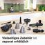 Bosch MultiPower Serie 6 Fleischwolf MFWS607W, 2 Lochscheiben (4,5 und 8 mm), Edelstahl, spülmaschinenfest, Kebbe- und Wurst-Aufsatz, Motorblockleistung 2.100 W, Weiß