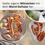 Bosch MultiPower Serie 6 Fleischwolf MFWS607W, 2 Lochscheiben (4,5 und 8 mm), Edelstahl, spülmaschinenfest, Kebbe- und Wurst-Aufsatz, Motorblockleistung 2.100 W, Weiß