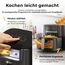Balter Heißluftfritteuse Airfryer mit Öl- & Wasser-Spray Funktion für extra knusprige Speisen, 7,2L XXL, Heissluftfriteuse mit Sichtfenster, 10 Programme, Air Fryer, inkl. 100 Rezepte, HL-710
