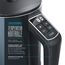 Arendo - Edelstahl Wasserkocher mit Temperatureinstellung 40-100 Grad in 5er Schritten - Doppelwand Design - Modell ELEGANT - 1,5 Liter - 2200 W - Teekocher mit Temperaturanzeige - GS - Admiral Blau