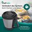 Chef-Mix Spritzschutz für Thermоmix TM5 TM6 TM31 Monsieur Cuisine Smart Trend Connect - Silikon Sieb Spritzschutz Thermоmix Topf - TM5 Deckel Thermоmix TM6 Zubehör TM31 Zubehör Thermоmix Silikondeckel