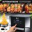 Balter Heißluftfritteuse HL-1200-BL, 12 Liter, Friteuse, LED Touchscreen, 10 Programme, Dörrautomat, 1800W Heissluftfritteuse airfryer, 100 Rezepte auf Deutsch, Minibackofen