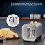 Krups KH682D Excellence Toaster, 8 Bräunungsstufen, 4 Funktionen, 2 Scheiben Toaster, Anhebevorrichtung, herausnehmbare Krümelschublade, 850 Watt, gebürsteter Edelstahl