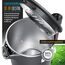Arendo - Wasserkocher Edelstahl mit Temperatureinstellung - 45°C-100°C - 1.5 Liter - Doppelwand - BPA frei - Warmhaltefunktion - Teekocher mit Temperaturanzeige - Griff Cool Touch - Cool Grey