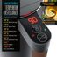 Arendo - Wasserkocher Edelstahl mit Temperatureinstellung - 45°C-100°C - 1.5 Liter - Doppelwand - BPA frei - Warmhaltefunktion - Teekocher mit Temperaturanzeige - Griff Cool Touch - Cool Grey