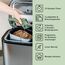 Panasonic SD-YR2550 Vollautomatischer Brotbackautomat, horizontales Design, Rosinen-Nussverteiler und Hefespender, 31 automatische Programme, zwei Temperatursensoren, 13-Stunden-Zeitvorwahl, Silber