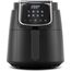 Midea MF-CN35C2,Digital Air Fryer 1500W mit 8 voreingestellten Funktionen und 60 Min Timer,3,5L Heißluftfritteuse für gesundes ölfreies Kochen,Backen,Grillen,intelligente Temperaturkontrolle,Schwarz