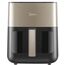MIDEA Digital Luftfritteuse, 6.5L Airfryer LED Touch Screen Heißluftfritteusen XL, einstellbare Heizung Wind &Timer Temperatur, weniger Öl, 2000W, Schwarz