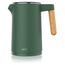 Arendo - Wasserkocher Edelstahl mit Temperatureinstellung - 45°C-100°C - 1.5 Liter - Doppelwand - BPA frei - Warmhaltefunktion - Teekocher mit Temperaturanzeige - Griff Cool Touch - grün