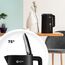 Balter Edelstahl Wasserkocher mit Temperatureinstellung, 40°C-100°C, Doppelwand, BPA frei, 1,5L, Schwarz, WK-11BL-LCD