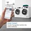 Bosch WGB244040 Serie 8 Smarte Waschmaschine, 9 kg, 1400 UpM, Made in Germany, Active Water Plus Energie- und Wasserersparnis, Iron Assist Dampf zum Entknittern, Mini Load