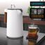 Arendo - Wasserkocher Edelstahl mit Temperatureinstellung - 45°C-100°C - 1.5 Liter - Doppelwand - BPA frei - Warmhaltefunktion - Teekocher mit Temperaturanzeige - Griff Cool Touch - weiß matt