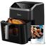 Midea Heißluftfritteuse 7L Fassungsvermögen, Airfryer mit Sichtfenster & Licht, 7 Programme, HeatXpress Technologie 90% weniger Öl, Energie- und Zeitersparnis, Antihaft, Schwarz