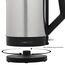 Bomann Doppel-Kochplatte DKP 5033 E, ideal für Camping, Küche oder Büro, edelstahl & Clatronic WKS 3692 Wasserkocher verdecktes heizelement, automatische Abschaltung, 1,5 L, 2200 W, Schwarz/Edelstahl