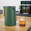 Arendo - Wasserkocher Edelstahl mit Temperatureinstellung - 45°C-100°C - 1.5 Liter - Doppelwand - BPA frei - Warmhaltefunktion - Teekocher mit Temperaturanzeige - Griff Cool Touch - grün