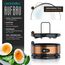 Arendo Sevencook Eierkocher 400 W – Edelstahl Design - 1-7 Eier - Egg Cooker – Kipp-Funktionsschalter – 3 Härtegrade wählbar - Warmhaltefunktion - Signalton - BPA-frei - kupfer