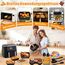 Ninja Heißluftfritteuse Zubehör - Airfryer Zubehör für Ninja Foodi Max Dual Zone AF400EU AF451EU 9,5L, Silikonform Heißluftfritteuse für Russell Hobbs 2 Kammern 9L