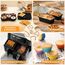 Ninja Heißluftfritteuse Zubehör - Airfryer Zubehör für Ninja Foodi Max Dual Zone AF400EU AF451EU 9,5L, Silikonform Heißluftfritteuse für Russell Hobbs 2 Kammern 9L