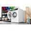 Bosch WGB244A40 Serie 8 Frontlader Waschmaschine 9 kg, 1400 UpM, Made in Germany, Speed Perfect, i-DOS mit Waschmittelscan, Iron Assist - reduziert Knitterfalten, Mini Load, Home Connect, Weiß