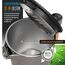 Arendo - Wasserkocher Edelstahl mit Temperatureinstellung - 45°C-100°C - 1.5 Liter - Doppelwand - BPA frei - Warmhaltefunktion - Teekocher mit Temperaturanzeige - Griff Cool Touch - Taupe