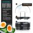 Arendo Sevencook Eierkocher 400 W – Edelstahl Design - 1-7 Eier - Egg Cooker - EIN/AUS-Schalter – 3 Härtegrade wählbar - Warmhaltefunktion - Signalton - BPA-frei - schwarz