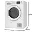 Bauknecht TK AO 83 N Wärmepumpentrockner, 8 kg, ActiveCare, EasyCleaning-Filter, Wolle-Programm, Startzeitvorwahl, Anti-Allergie-Programm, Weiss