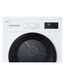 LG RT80B2 Kondenstrockner, 8 kg, Dual Inverter Wärmepumpe, Sensor Dry, LED-Touchdisplay, Startzeitvorwahl, Trommellicht, Edelstahl, 8 Programme, Weiß [Energieklasse D]