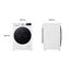 LG F4WR7011 Waschmaschine, Klasse A-10%, 11 kg Kapazität, 1350 U./Min., AIDD, Weiß
