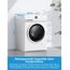 Midea MF10EW80BA10 Waschmaschine / 8kg / 1400 U/Min/EEK A-10%/Inverter Quattro Motor/Dampffunktion/Grosse Trommel/Nachlegefunktion/Kindersicherung/AquaStop, Weiß