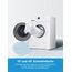 Midea MF10EW80BA10 Waschmaschine / 8kg / 1400 U/Min/EEK A-10%/Inverter Quattro Motor/Dampffunktion/Grosse Trommel/Nachlegefunktion/Kindersicherung/AquaStop, Weiß