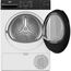 Beko BM3T39230W Wäschetrockner, 9 kg, Frontlader Wärmepumpentrockner, 15 Programme, Sensortrocknung, Säulenfähig, Aquawave Schontrommel, Weiß