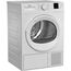 Beko DHC7512GX b300 Wärmepumpentrockner, Wäschetrockner, Frontlader, 7 kg Beladungskapazität, 15 Programme, Sonsortrocknung, Knitterschutz, Allergikergeeignet, Säulenfähig, Schontrommel, Weiß