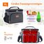 Lifewit Isolierte Kühltasche, Wiederverwendbare Lunchtasche, Tragbare Kühlbox auslaufsicher, Tragetasche mit verstellbarem Schulterriemen für Erwachsene für Arbeit/Picknick, Dunkelgrau, 9L 12 Dosen