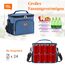 Lifewit Isolierte Kühltasche, Wiederverwendbare Lunchtasche, Tragbare Kühlbox auslaufsicher, Tragetasche mit verstellbarem Schulterriemen für Erwachsene für Arbeit/Picknick, Dunkelblau, 15L 24 Dosen