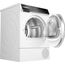 Bosch WQB246D41 Serie 8, Wärmepumpentrockner 9kg, Silent Dry - Extrem leise, Schneller getrocknete Wäsche, Auto Dry, Selbstreinigender Kondensator, Trommelinnenbeleuchtung, Home Connect, Weiß