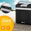 tillvex Kühlbox elektrisch 24L | Mini-Kühlschrank 230 V und 12 V für KFZ Auto Camping | kühlt & wärmt | ECO-Modus (Anthrazit)