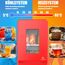 KESSER® 2in1 Mini Kühlschrank Kühlbox 15 Liter Kühl und Heizfunktion Tragbarer AC DC 220-240V/12V Steckdose und Zigarettenanzünder Warmhaltebox, Thermobox Auto Büros Zimmer Camping Garten Rot
