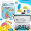 KESSER® 24 Liter Kühlbox | KÜHLT und WÄRMT | Thermo-Elektrische Kühlbox inklusive 2X Kühlakku 12 Volt und 230 Volt | Mini-Kühlschrank | für Auto und Camping | EEK E | Bunt