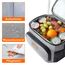 Lifewit Isolierte Kühltasche, Wiederverwendbare Lunchtasche, Tragbare Kühlbox auslaufsicher, Tragetasche mit verstellbarem Schulterriemen für Erwachsene für Arbeit/Picknick, Grau, 15L 24 Dosen