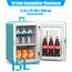 KESSER® 2in1 Mini Kühlschrank Kühlbox 15 Liter Kühl und Heizfunktion Tragbarer AC DC 220-240V/12V Steckdose und Zigarettenanzünder Warmhaltebox Thermobox Auto Büros Zimmer Camping Garten Hellblau