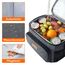 Lifewit Isolierte Kühltasche, Wiederverwendbare Lunchtasche, Tragbare Kühlbox auslaufsicher, Tragetasche mit verstellbarem Schulterriemen für Erwachsene für Arbeit/Picknick, Dunkelgrau, 9L 12 Dosen