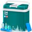 KESSER® 24 Liter Kühlbox | KÜHLT und WÄRMT | Thermo-Elektrische Kühlbox 12 Volt und 230 Volt | Thermobox für Auto, Boot & Camping | Mini-Kühlschrank mit ECO & MAX Modus | (Petrol Grün)