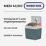 Mobicool ME24 elektrische Kühlbox 23L – 12V und 230V – Kompakte Auto-Kühlbox mit Doppellüfter-System und Kabelfach im Deckel für Camping, Urlaub und Tagesausflüge