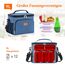 Lifewit Isolierte Kühltasche, Wiederverwendbare Lunchtasche, Tragbare Kühlbox auslaufsicher, Tragetasche mit verstellbarem Schulterriemen für Erwachsene für Arbeit/Picknick, Dunkelblau, 9L 12 Dosen