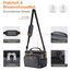 Lifewit Isolierte Kühltasche, Wiederverwendbare Lunchtasche, Tragbare Kühlbox, Tragetasche, auslaufsicher, mit verstellbarem Schulterriemen für Erwachsene für Arbeit/Picknick, Dunkelgrau 15L, 24 Can