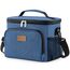 Lifewit Isolierte Kühltasche, Wiederverwendbare Lunchtasche, Tragbare Kühlbox auslaufsicher, Tragetasche mit verstellbarem Schulterriemen für Erwachsene für Arbeit/Picknick, Dunkelblau, 9L 12 Dosen
